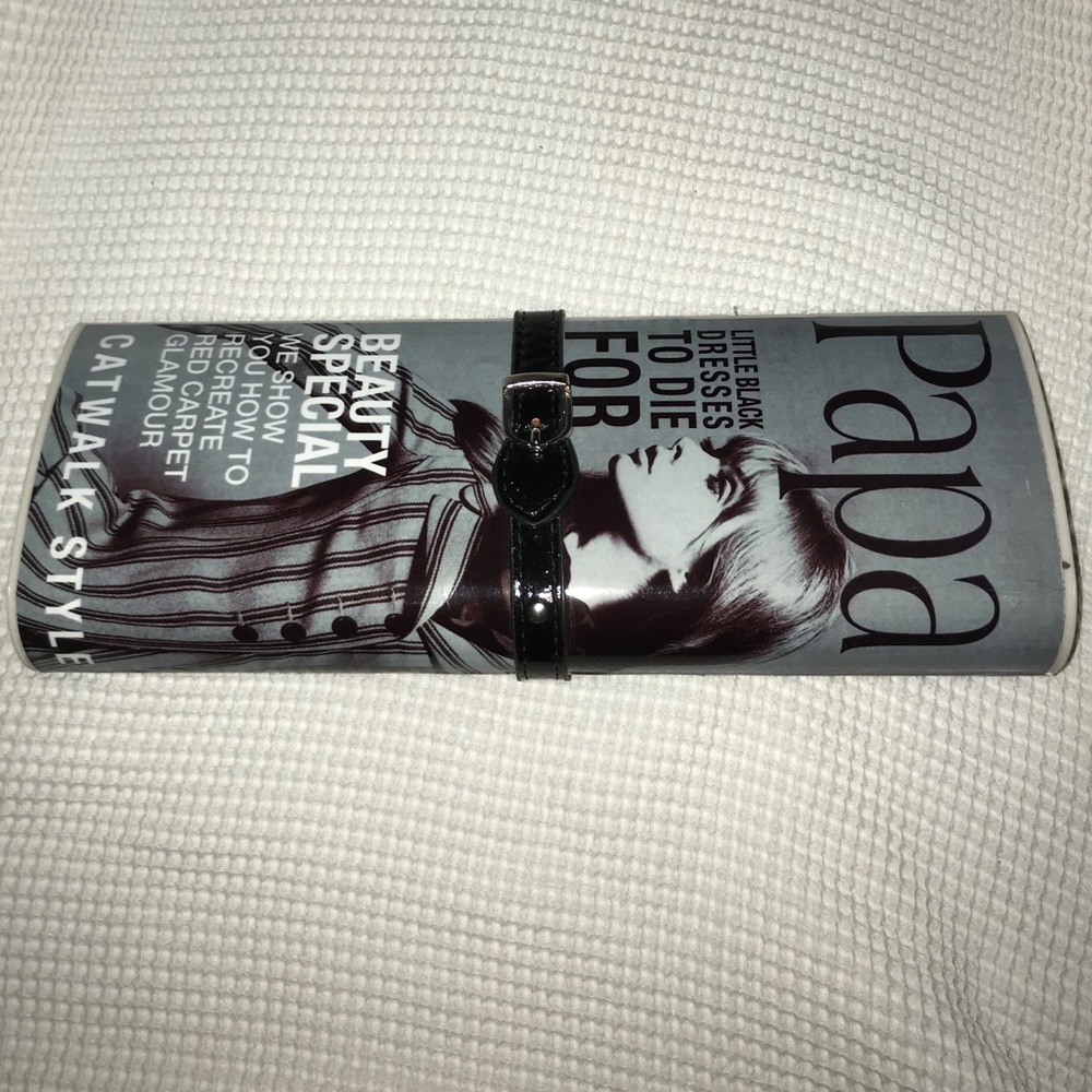 Unique Magazine Clutch Bag Vintage